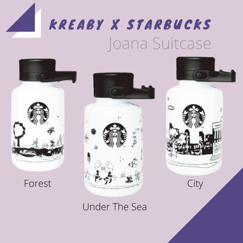 Starbucks Tumbler Artherapy Center Kreaby 1 Liter Reusable Water Bottle Plastic Starbuck Kreaby 1L B