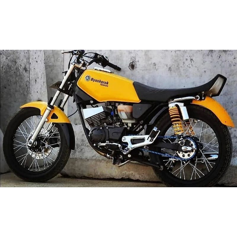 paket Tangki RX king warna kuning set slebor depan plus belakang