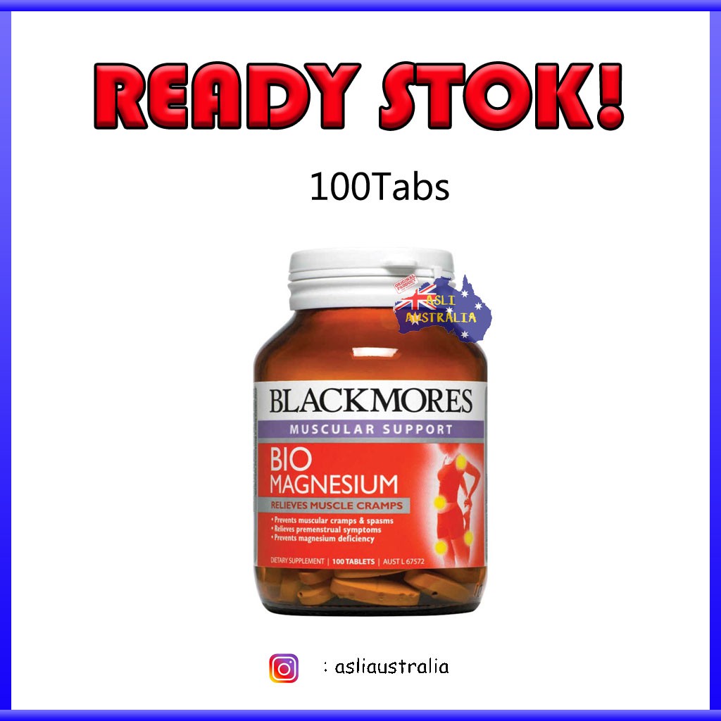 BLACKMORES BIO MAGNESIUM 100 capsule Australia