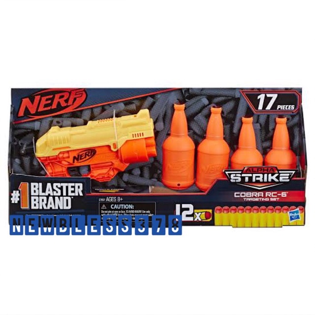 Mainan Tembak Tembakan Nerf Alpha Strike Cobra Rc-6 Original Murah - Nerf Gun Murah - Nerf Elite ori