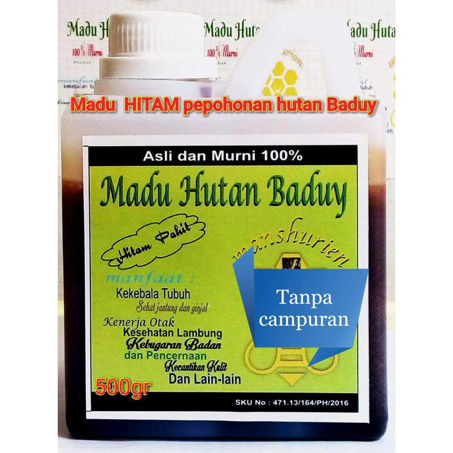 

Madu Odeng Hitam (Pahit) Hutan Baduy Murni dan Asli 550gr