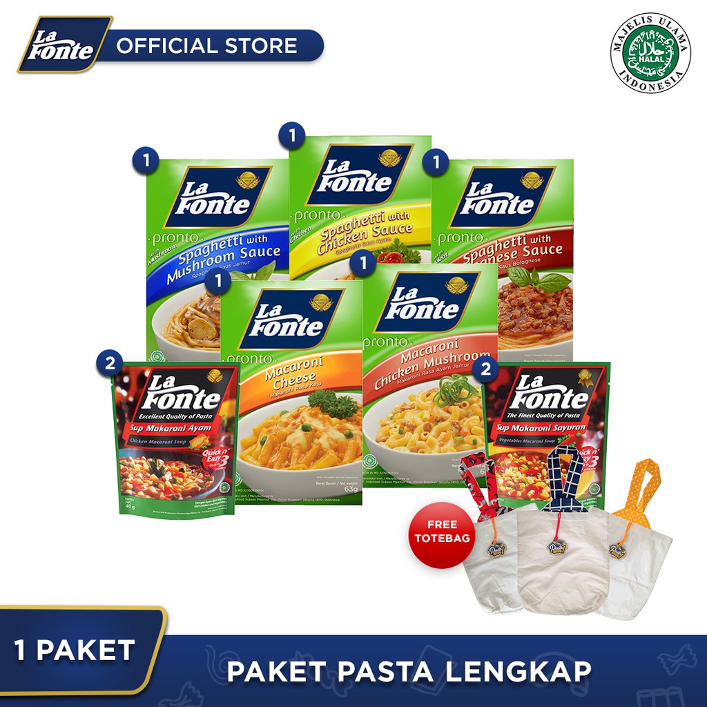 

Paket Pasta Siap Saji