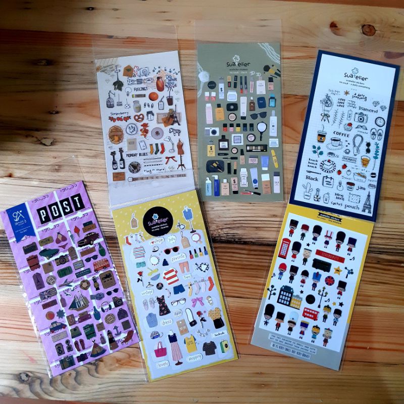 

Deco stiker Bujo Studygram DIY Journaling aesthetic [ Ridhl Stuff ]