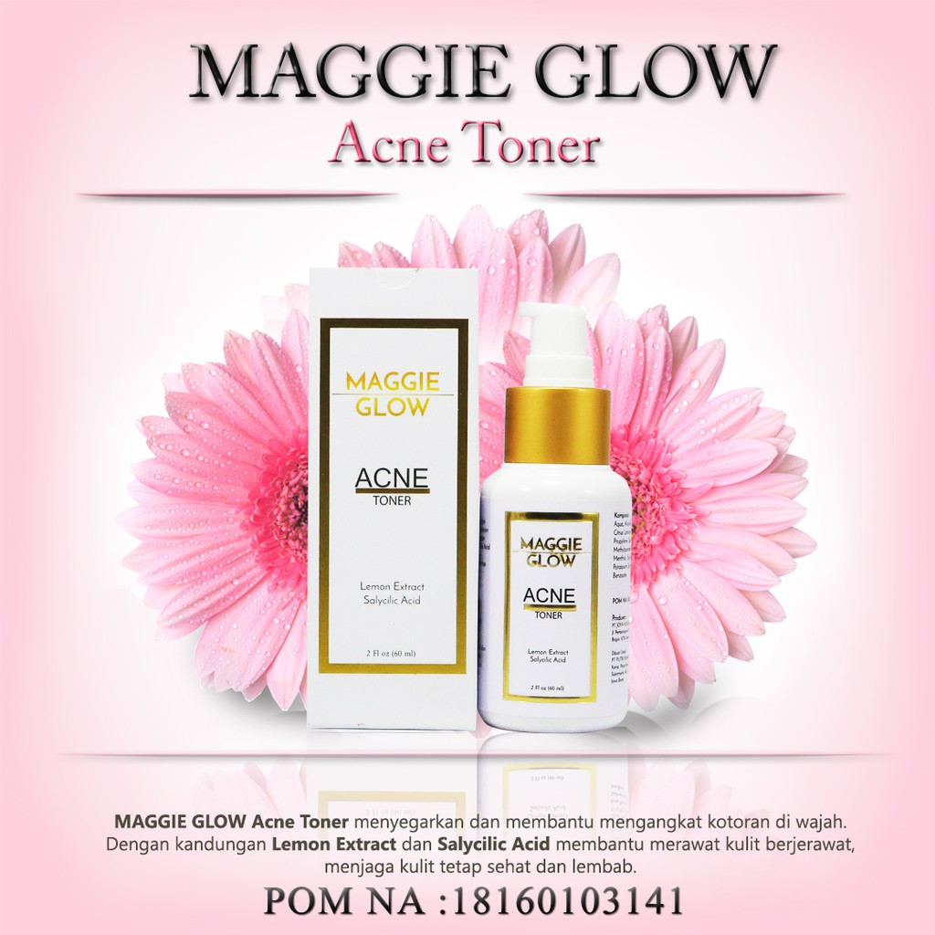 MAGGIE GLOW ACNE TONER BPOM NA18161204143 ORIGINAL by AILIN