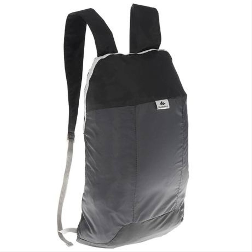 Tas Lipat Quechua 10L Ultralight Rucksack ( Hitam ) Original -