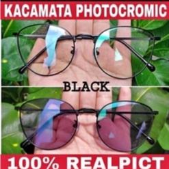 [TERMURAH] Kacamata Photocromic Korea / Anti Radiasi 2 In 1 Potokromik Photochromic Pria Wanita Fotocromic Potocromic