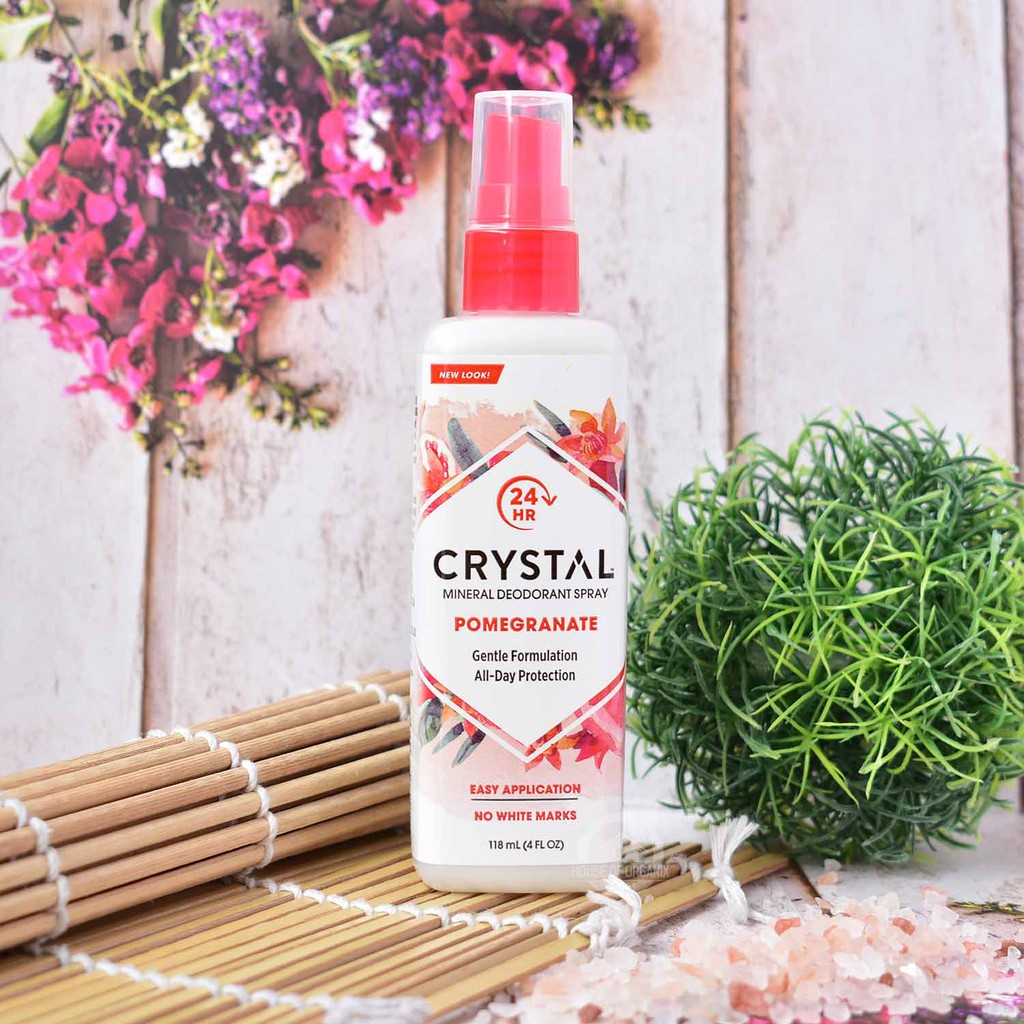 Crystal Mineral Deodorant Spray Chamomile / Pomegranate 118 ml