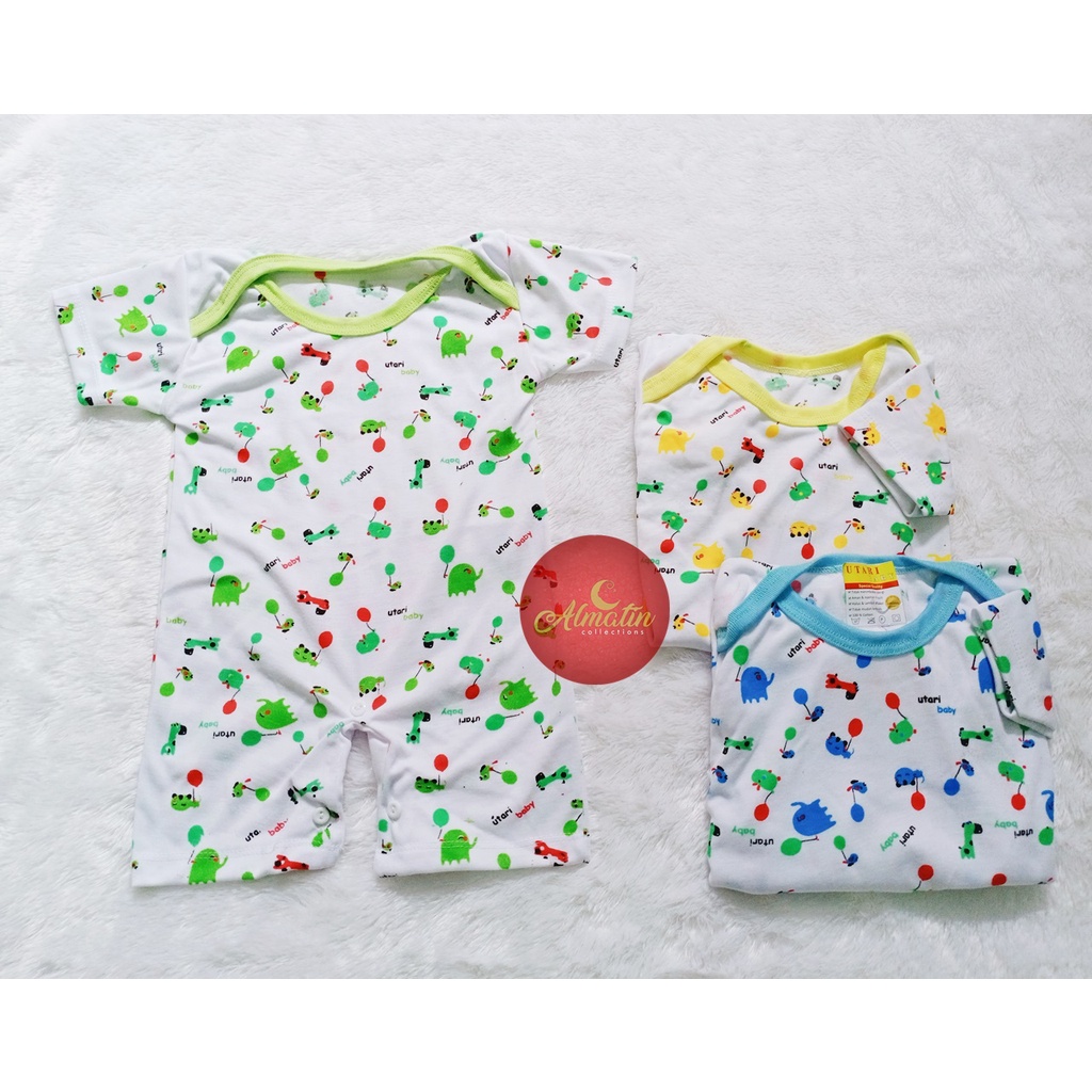 Jumper Pendek Bayi / Romper Baju Bayi / Bodysuit Bayi
