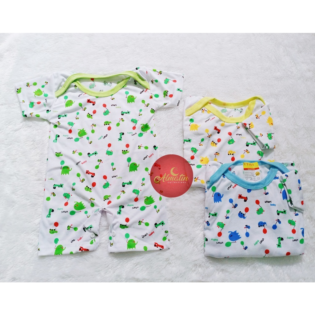 Jumper Pendek Bayi / Romper Baju Bayi / Bodysuit Bayi