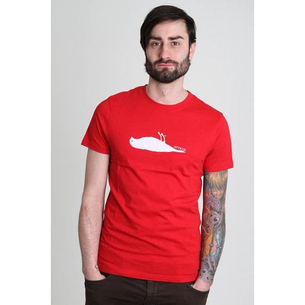 Tshirt / Kaos / Baju Atticus - Merah