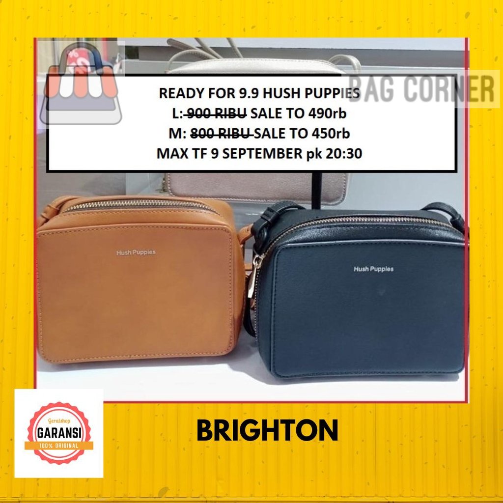 BagCorner - Tas selempang Wanita hush puppies ori seri BRIGHTON hushpuppies SALE 