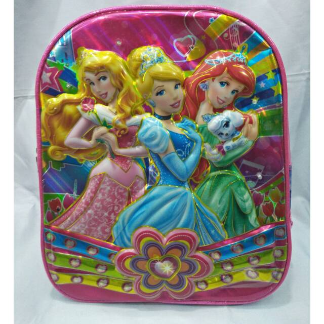 tas lampu musik anak princes disney club