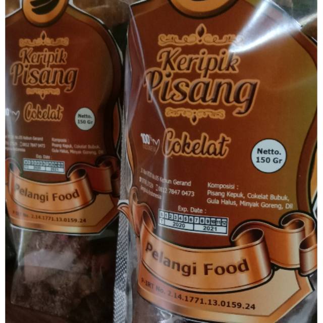 

Keripik Pisang Coklat Pelangi Food