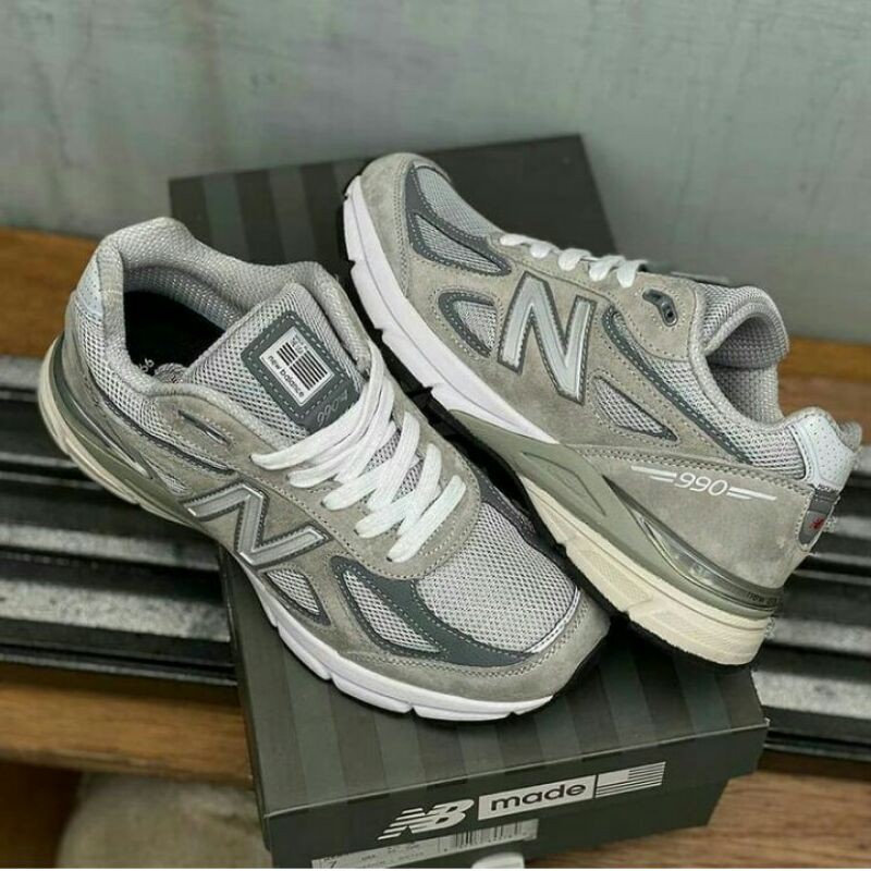 Jual New Balance 990 V4 Grey | Shopee Indonesia