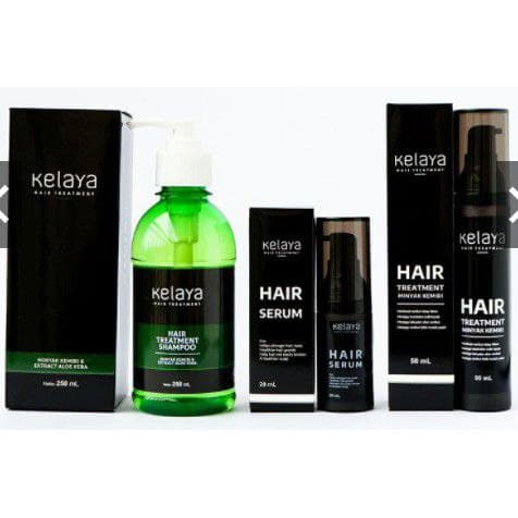 1 Paket Lengkap Kelaya Shampo Serum Minyak Kemiri - Original Asli Ori 100% Obat Rambut Rontok Parah-5