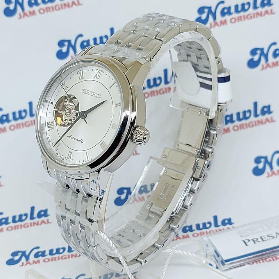 Seiko Presage Ladies SSA859J1 Sapphire Silver - Jam Tangan Wanita SSA859