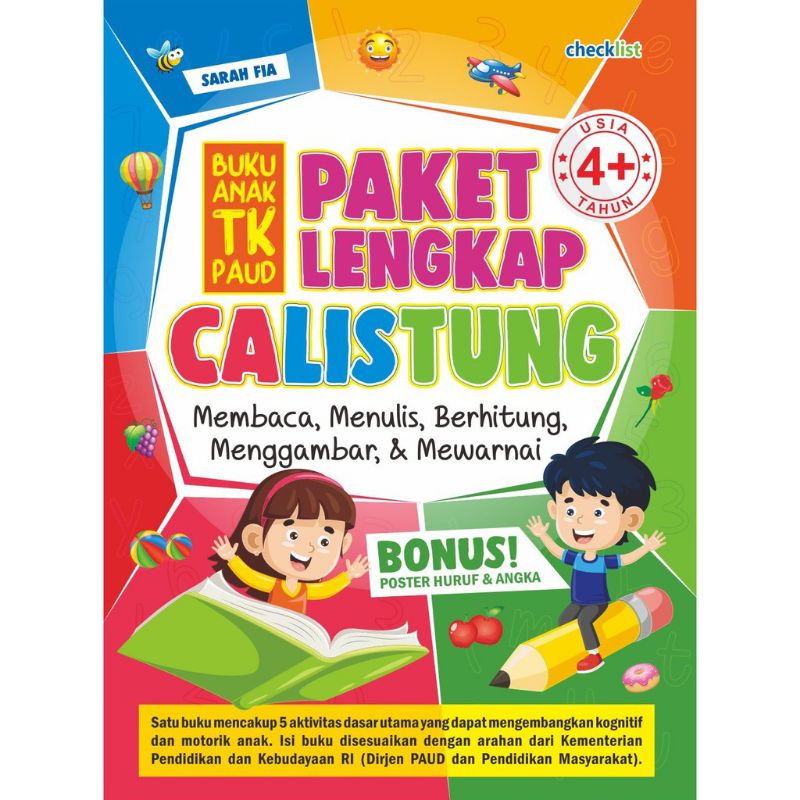 BUKU PAKET LENGKAP CALISTUNG BUKU ANAK TK PAUD