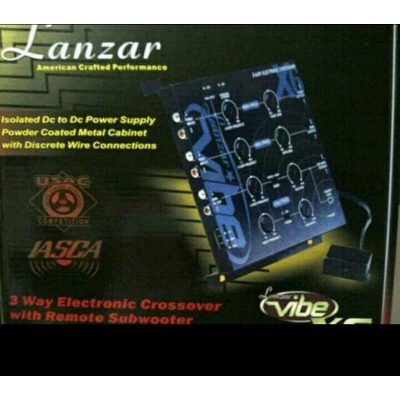CROSSOVER AKTIF LANZAR VIBE X6 QBASS 3way