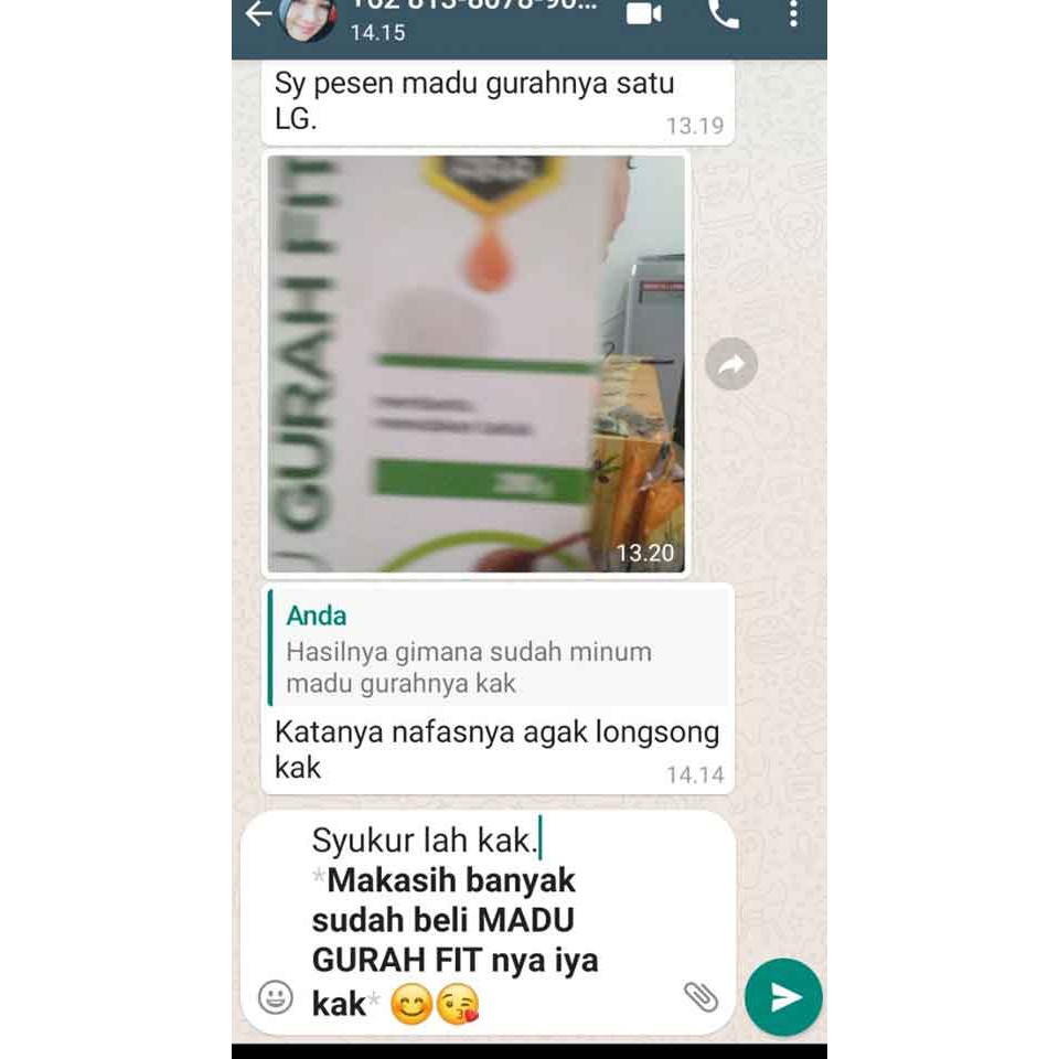 Madu GURAH FIT Asli Obat Herbal Batuk Sesak Nafas dan Sinusitis - Madu Gurahfit-6