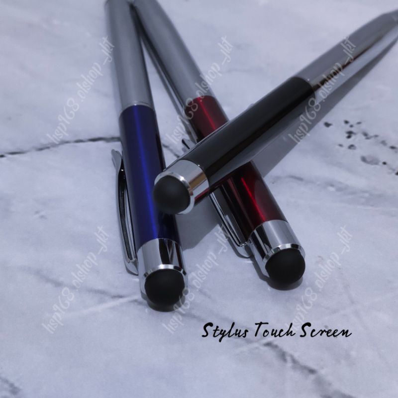 

Pulpen Custom HS-108 BB stylus | Pen Metal Promosi Stylus | Pena Stainless Include Box | Pen Souvenir Kado Gift