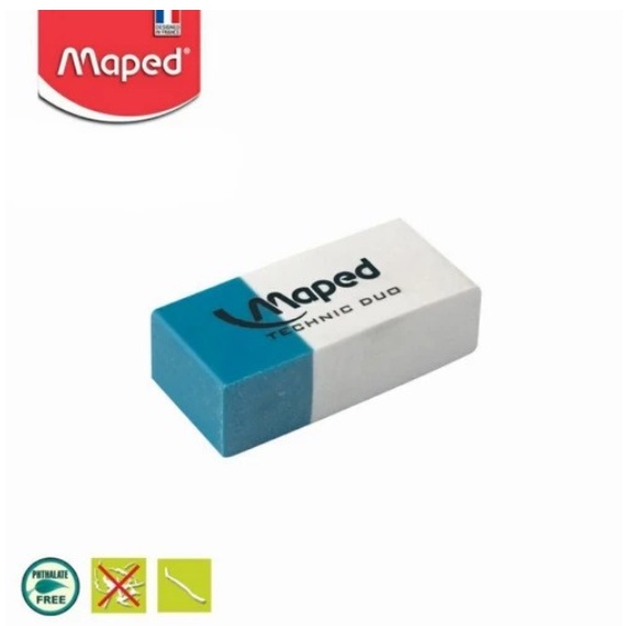 

MAPED TECHNIC DUO ERASER PENGHAPUS PENSIL DAN TINTA