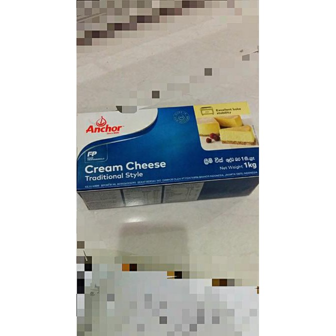 

Anchor cream cheese 1kg PRODUK TERBATAS Kode 303