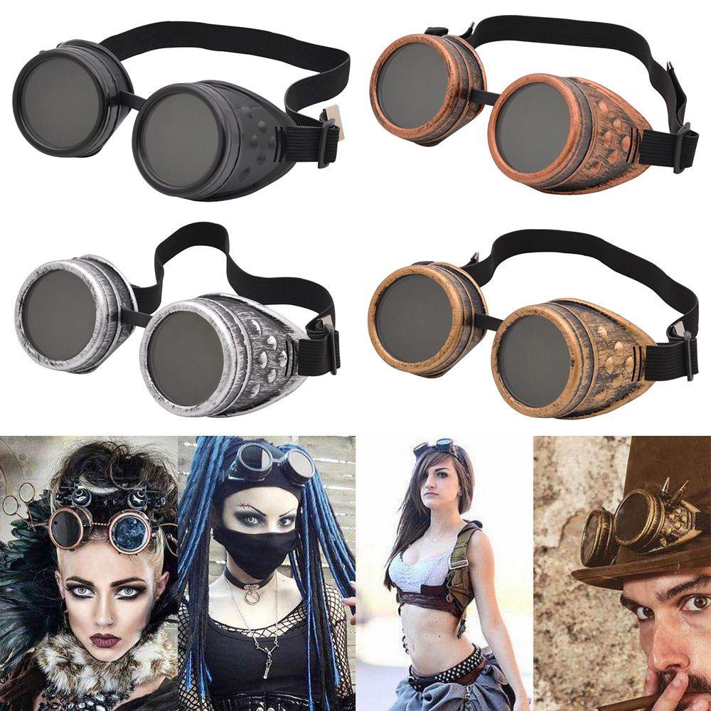 Lily Kacamata Motor Baru Outdoor Berduri Rivet Sunglasses Steampunk