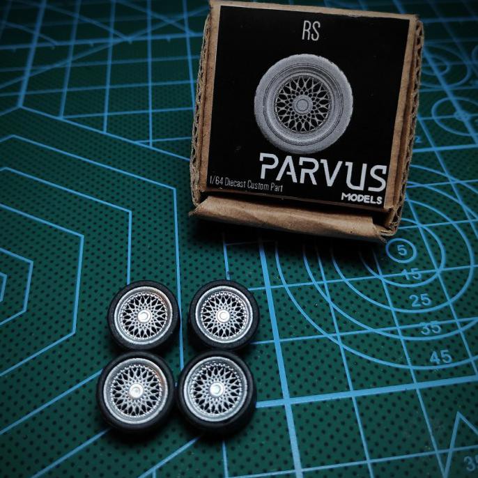 maddox - Parvus Models Ban Karet BBS RS ukuran 10 Custom Hot Wheels MiniGT