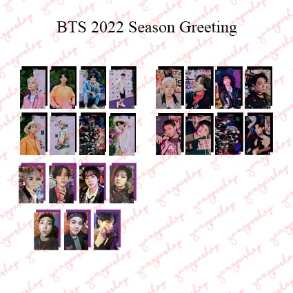 [READY / SET] 2022 SEASON GREETINGS BTSN PHOTOCARD FAN MADE UNOFFICIAL SG GREETING YANGPASHOP JUNGKO