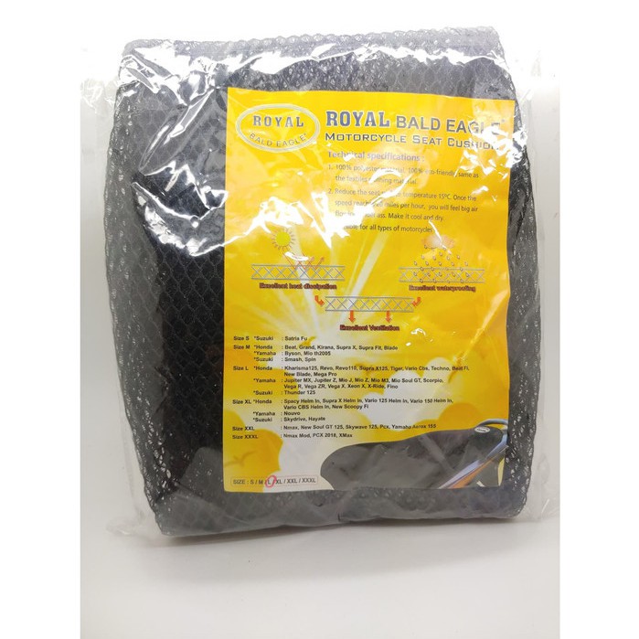 Sarung Jok Jaring Jok Motor Ukuran L Supra X 125 Karisma Revo Tiger lestaristristri