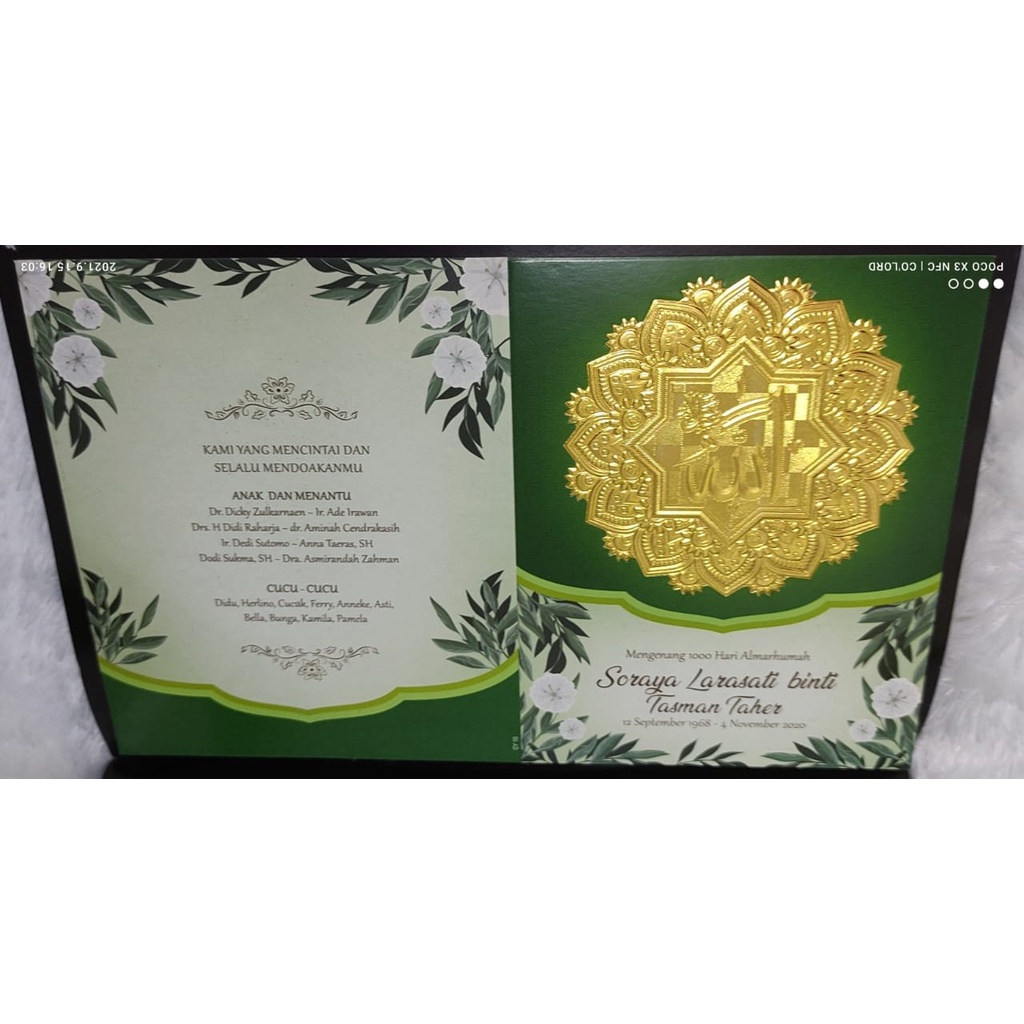 

Cover Yasin 10 | Cover Yasin Tipis | Soft Cover Yasin | Sampul Yasin | Kulit Yasin