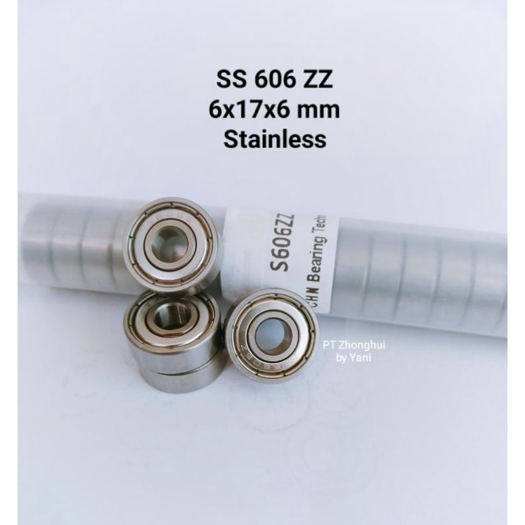 Bearing S 606 ZZ Stainless isi 1 pcs