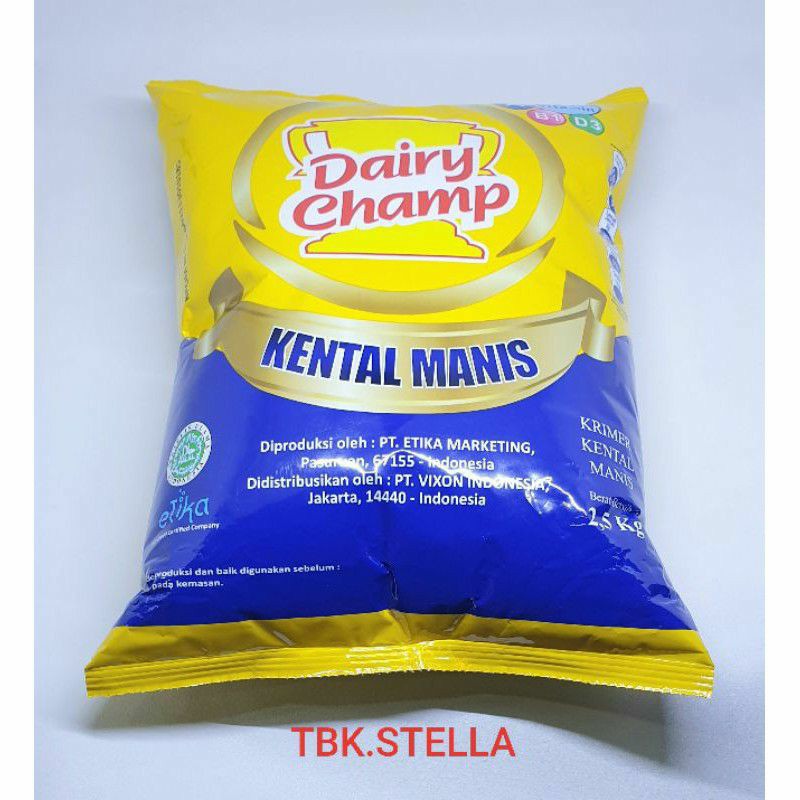 

SUSU KENTAL MANIS DAIRY CHAMP 2.5 KG