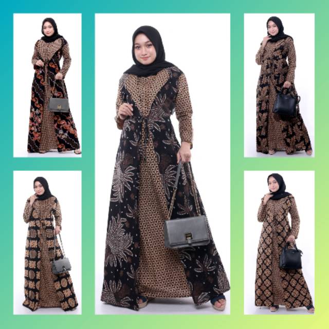 GAMIS BATIK MANGGAR PADI SEKAR CANTIK KUBIS KIPAS DAUN KUPU NADINE GENDIS KAWUNG