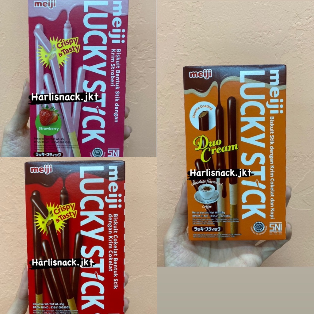 

Meiji Lucky Stick Chocolate / Strawberry / Chocolate&Kopi