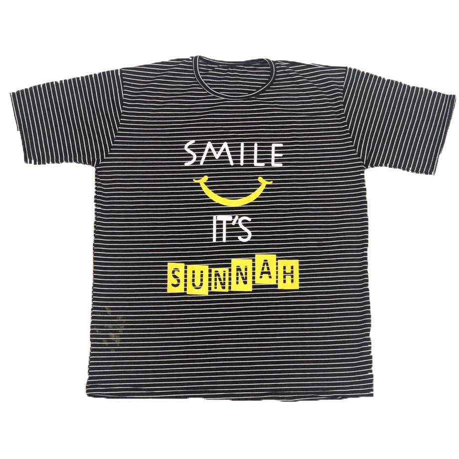 Atasan Kaos Jumbo Spandex &quot;Smile its Sunnah&quot;