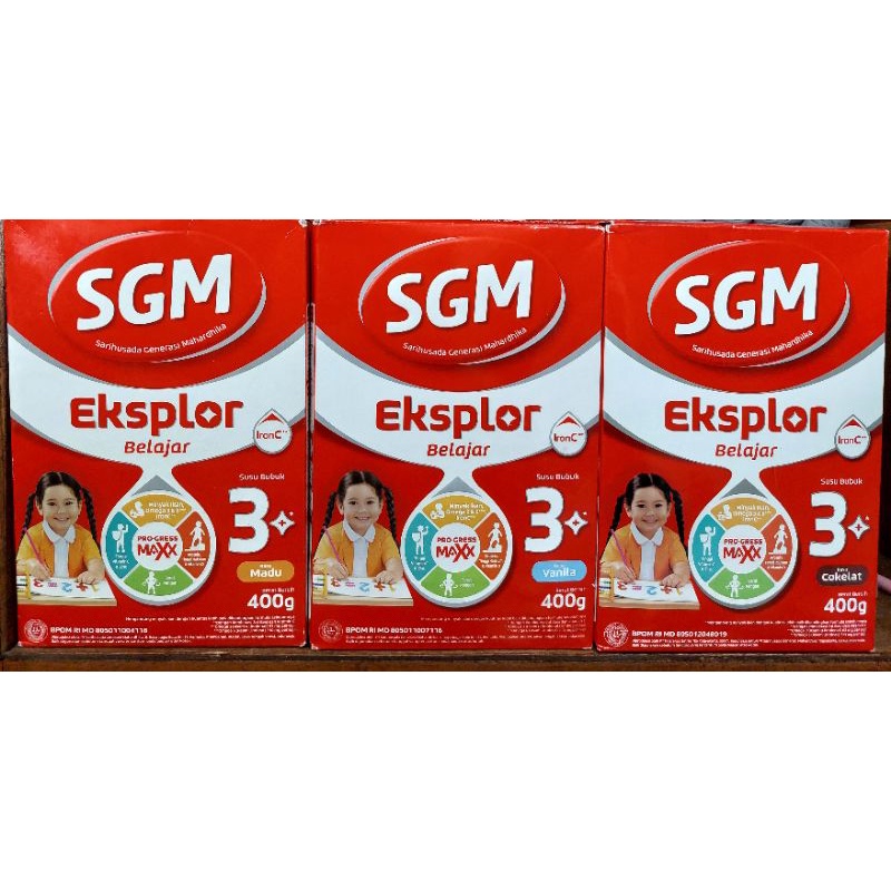 Eksplor Belajar 3+ Pro-GressMaxx Madu, Vanila dan Coklat