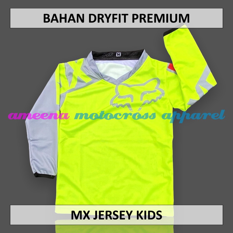 Jersey Cross Anak - Jersey Trail Anak - Jersey Premium Dryfit - Jersey Motocross - Jersey Trabas Anak - Jersey Adventure - FO014