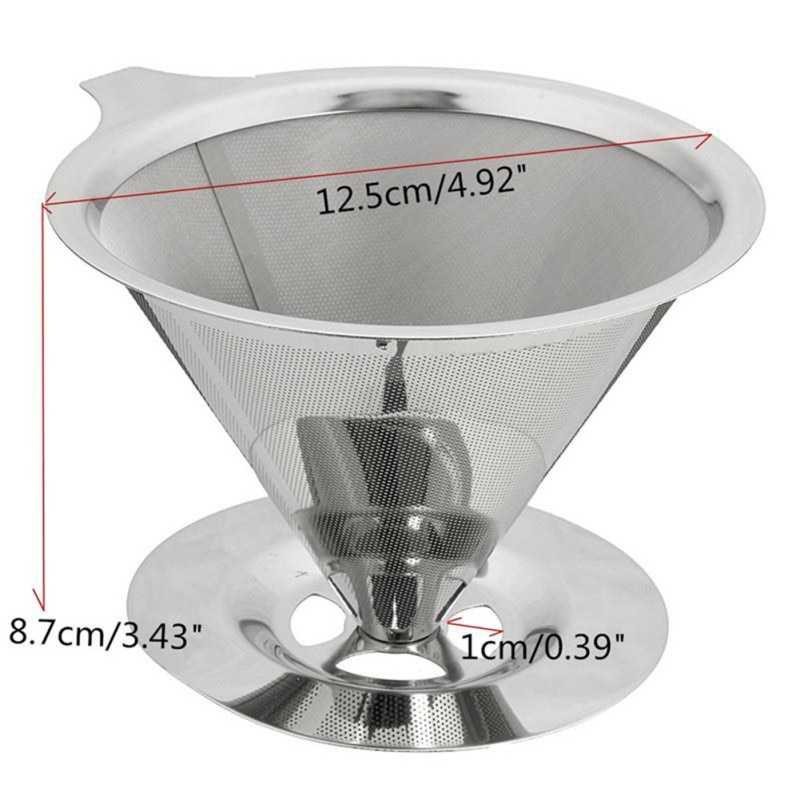 Paling Dicari ! OneTwoCups Filter Penyaring Kopi Double Layer Cone Coffee Filter - V60