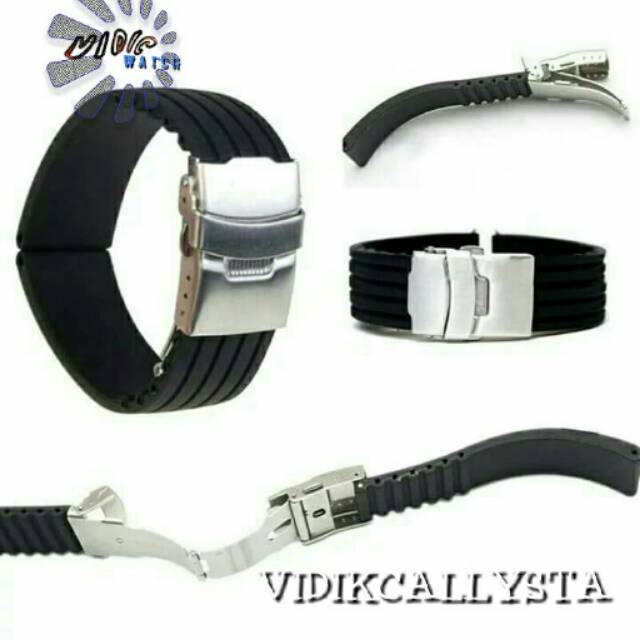 STRAP RUBBER / TALI JAM KARET RUBBER ENGSEL 20 22 24 MM