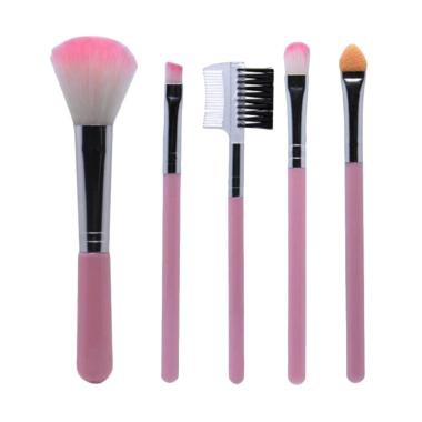 Brush Make Up 5 In 1 / Kuas Make Up / Set Alat Make Up Import