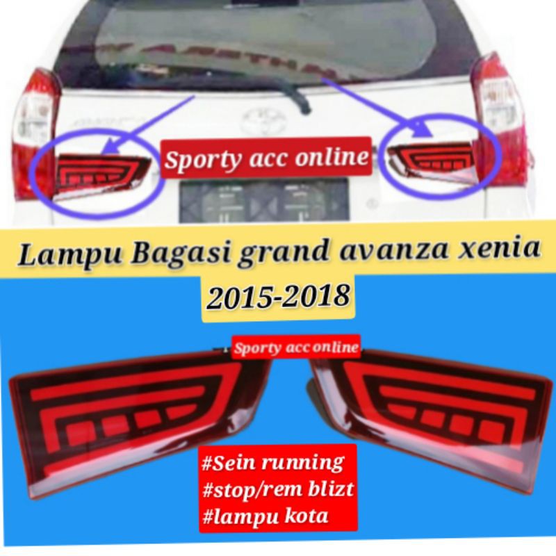 Reflektor Bagasi Grand avanza xenia 2015-2018 Tipe D