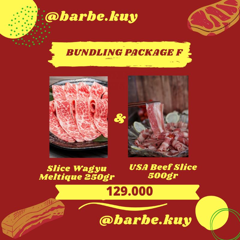 

Paket USA Beef Slice dan Slice Wagyu