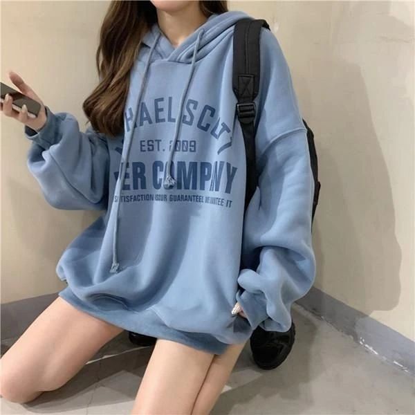 SCOTT HOODIE OVERSIZE - SWEATER WANITA - KOREAN STYLE - SWEATER OVERSIZE