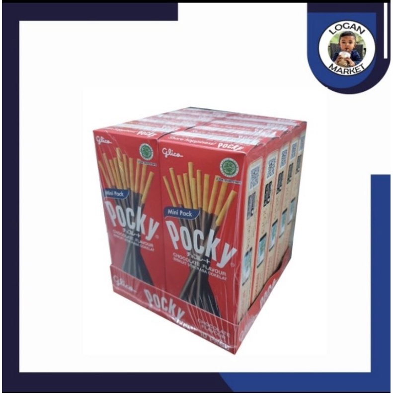 

Paket Glico Pocky Mini Chocolate Coklat 22 gram 22gram 10Pcs 10 Pcs