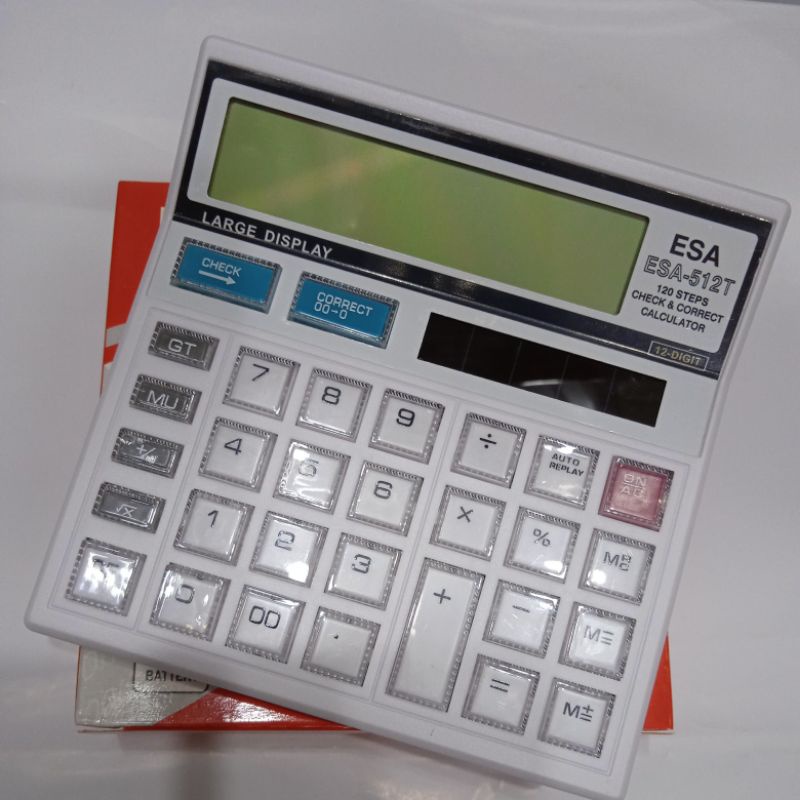 

KALKULATOR/CALKULATOR ESA 512T 12DIGITS CHECK & CORRECT