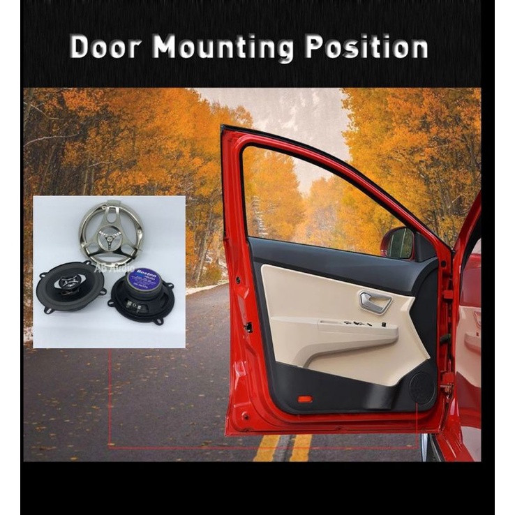Speaker Mobil 5 Inch Boston Audio Peak Power 100 Watt - 1 PCS