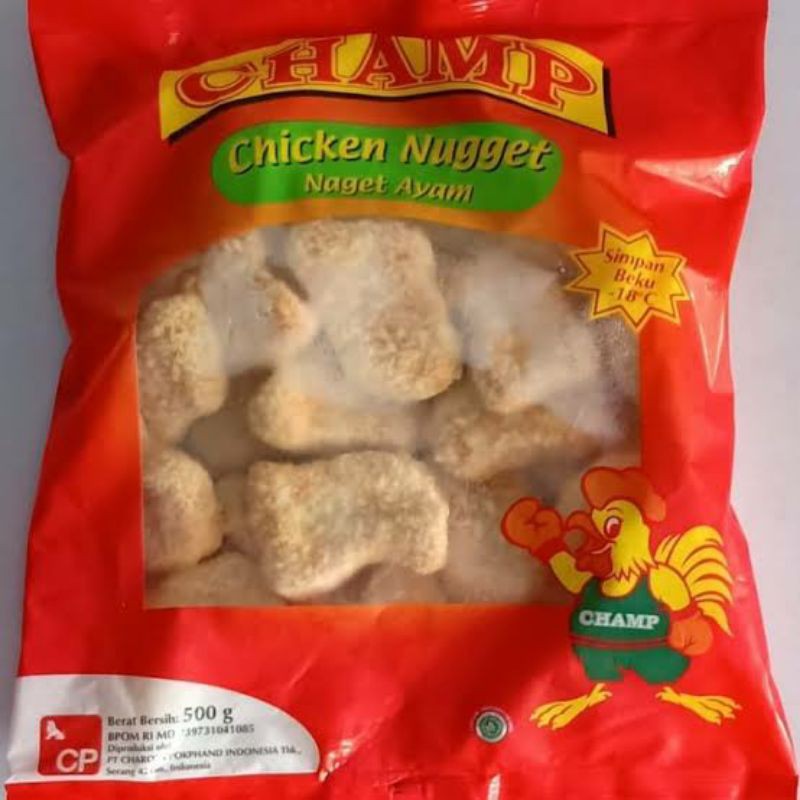 Champ Nugget Ayam 250 gr dan Champ Nugget Ayam 500 gr