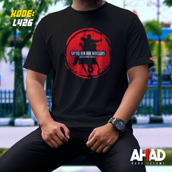 Kaos Islami Ahad-Sa'ad bin abi waqors L429