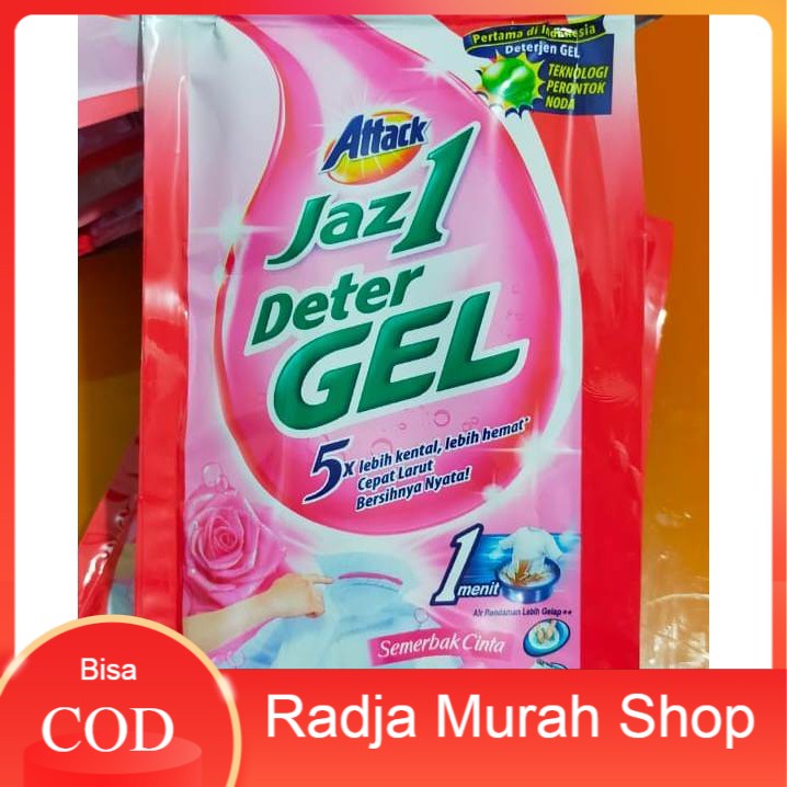 SABUN CUCI CAIR ATTACK / DETERJEN GEL LAUNDRY SACHET / SABUN CUCI PAKAIAN ISI 38GR